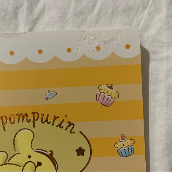 Pompompurin Yellow Medium-Sized Paperback Notebook with Free Sticker Sheet - Picture 13 of 15